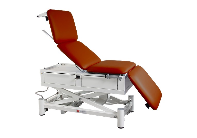 Onderzoekstafel Praxis 4 Comfort Elite - elektrisch in hoogte verstelbaar - Copper - 1 st