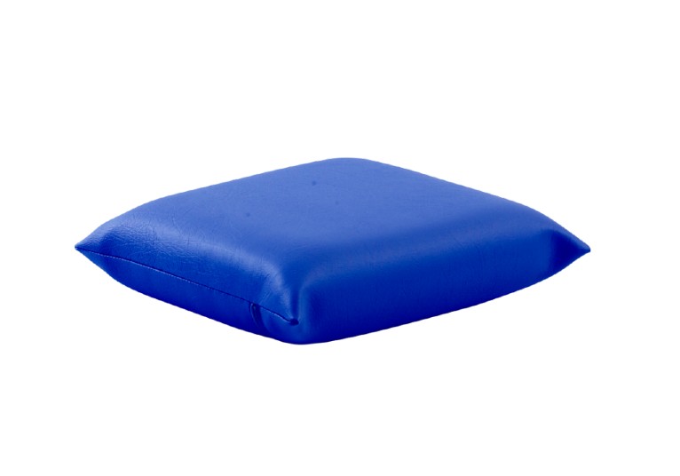 Coussin de massage - 30 cm x 28 cm x 8 cm - bleu barbeau