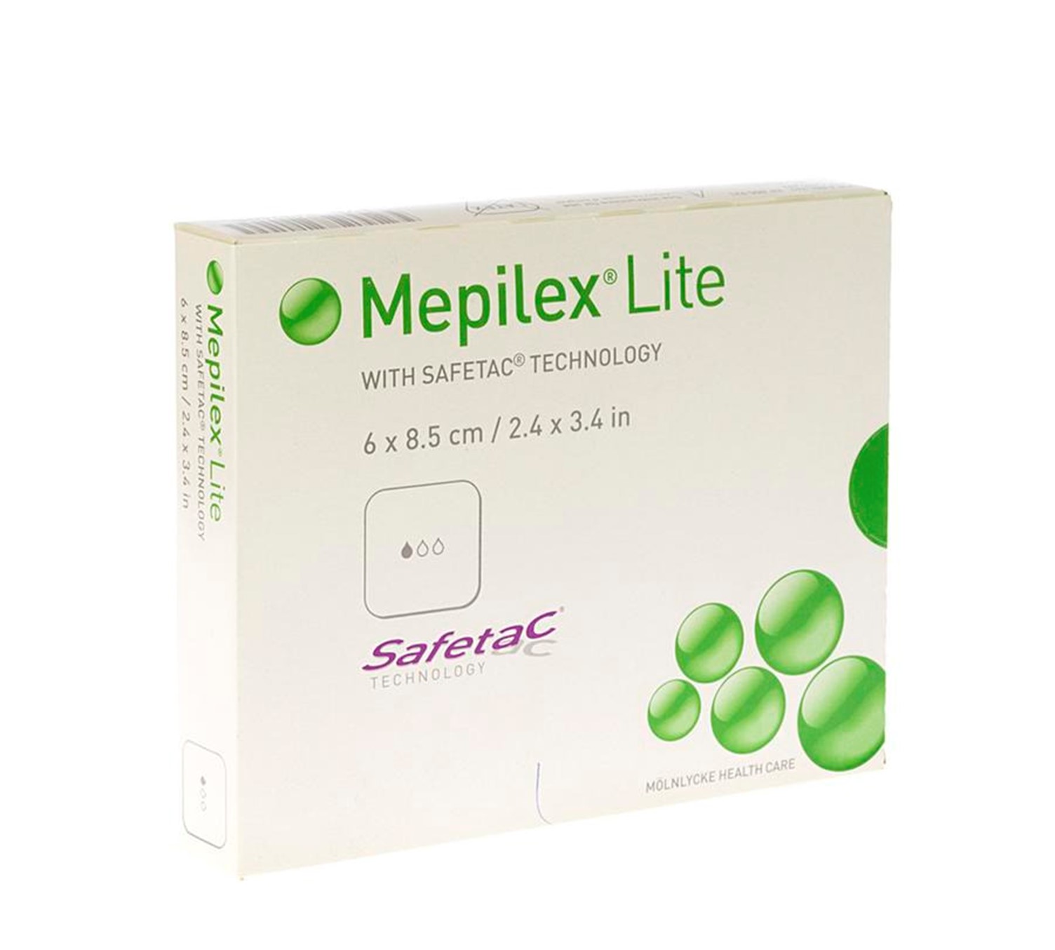 Mepilex® lite - steriel - 6 x 8,5 cm - 1 x 5 st