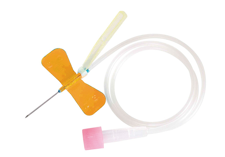 Surflo™ - vleugelnaalden met leiding 300 mm -  25G x 19 mm - oranje  - 1 x 50 st