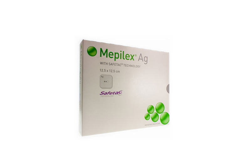 Mepilex® Ag - 12,5 x 12,5 cm - stérile - 5 pcs