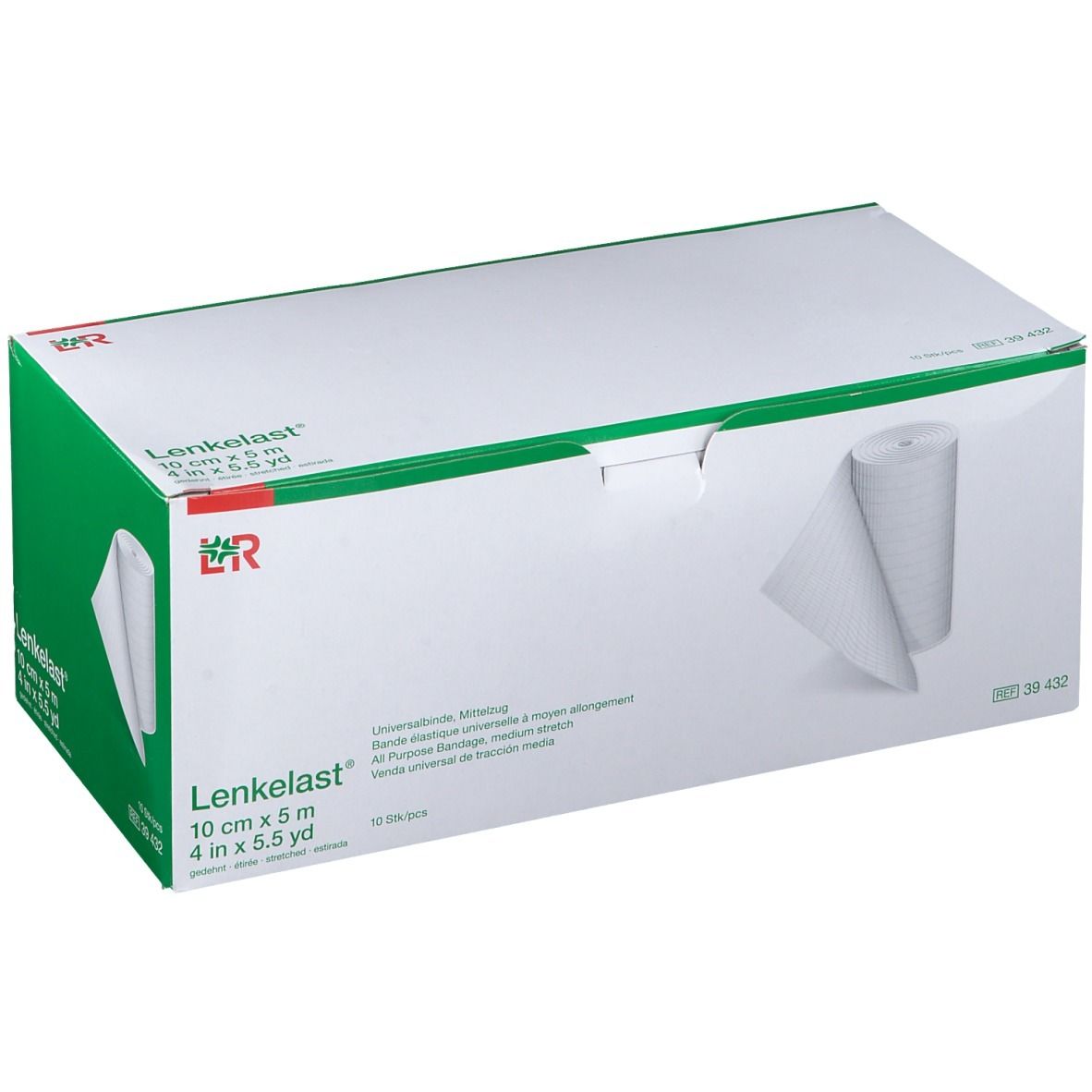 Lenkelast® - bandes à allongement modéré - 10 cm x 5 m - 1 pc