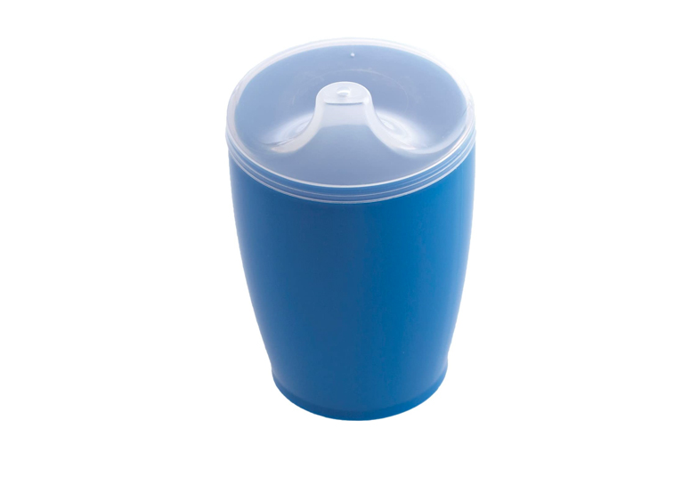 Gobelet - couvercle 4 mm - bleu - 250 ml - 1 pc
