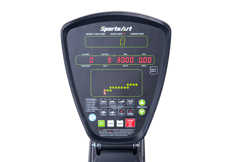 SportsArt UB521M Bovenlichaamtrainer - w/HRC - zonder zenderriem - verstelbare draaibare stoel