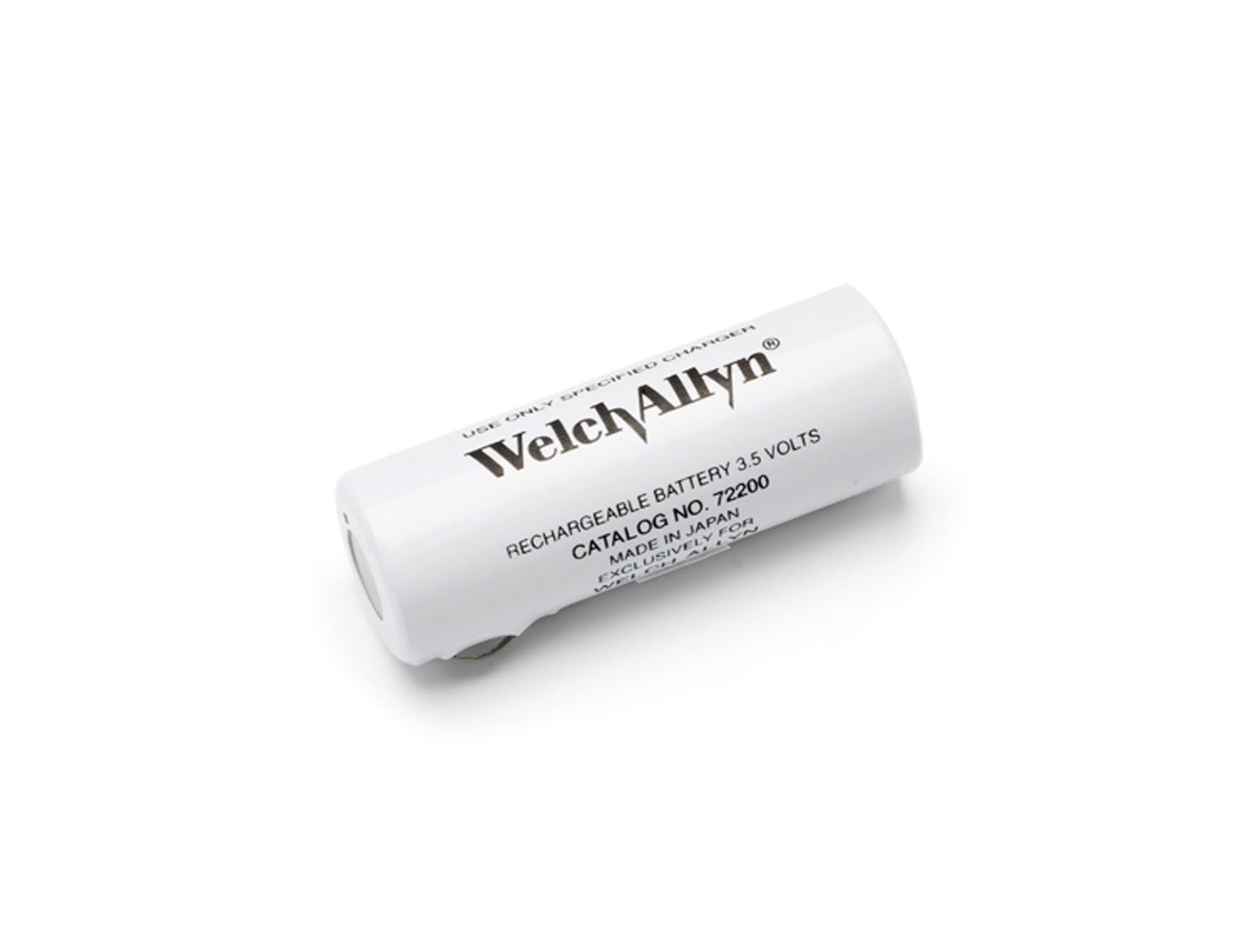 WelchAllyn heroplaadbare nicd batterij 72200 - 3,5v - 1 st