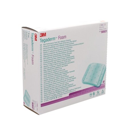 3M™ Tegaderm™ schuimverband - 10 x 10 cm - 10 st