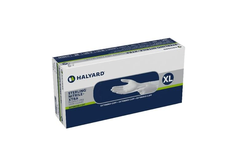 Gants d'examen - Nitrile - Xtra - Non-poudrés - gris