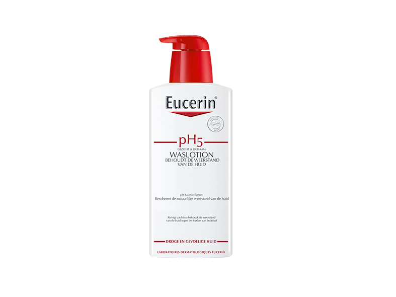 Eucerin pH5 zeepvrije waslotion met pomp - 400 ml - 1 st