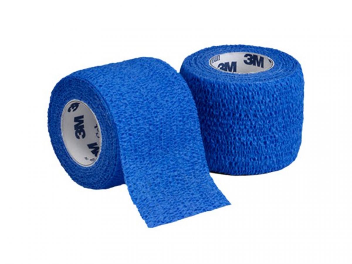 3M™ Coban™ - cohesieve windels - blauw - 7,5 cm x 4,57 m - 1 x 24 st