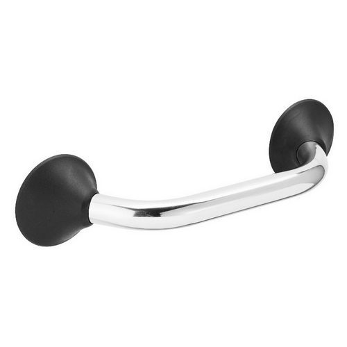 Linido rechte wandbeugel - ergogrip 80 cm - rvs gepolijst/antraciet - 1 st