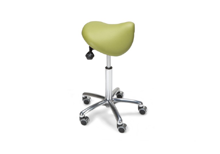 Tabouret Rodeochair avec dossier - hauteur d'assise - 60 - 86 cm - 1 pc