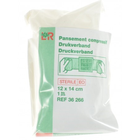Drukverband B - 12 x 14 cm - steriel - 1 x 10 st