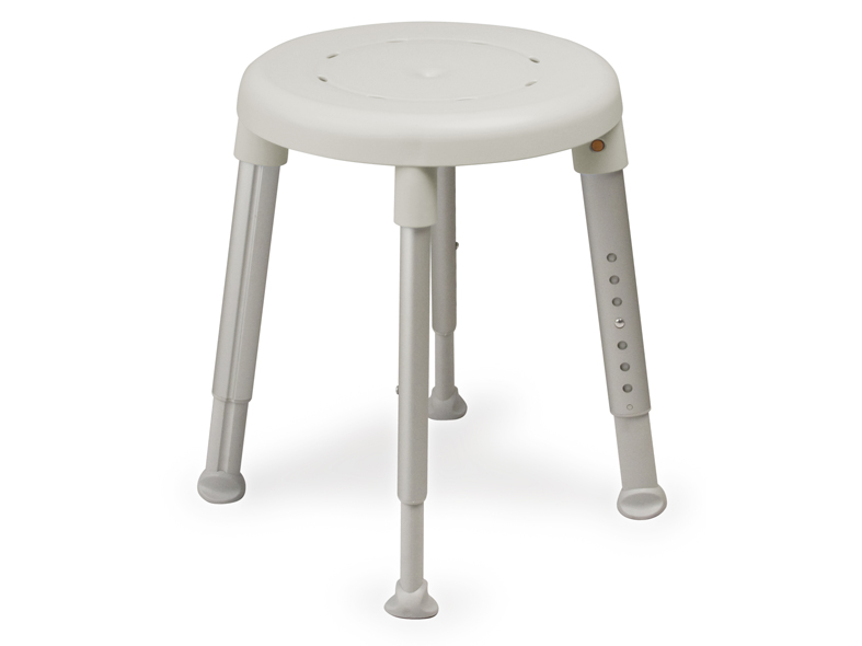 Easy tabouret - hauteur réglable - rond - gris - 1 pc