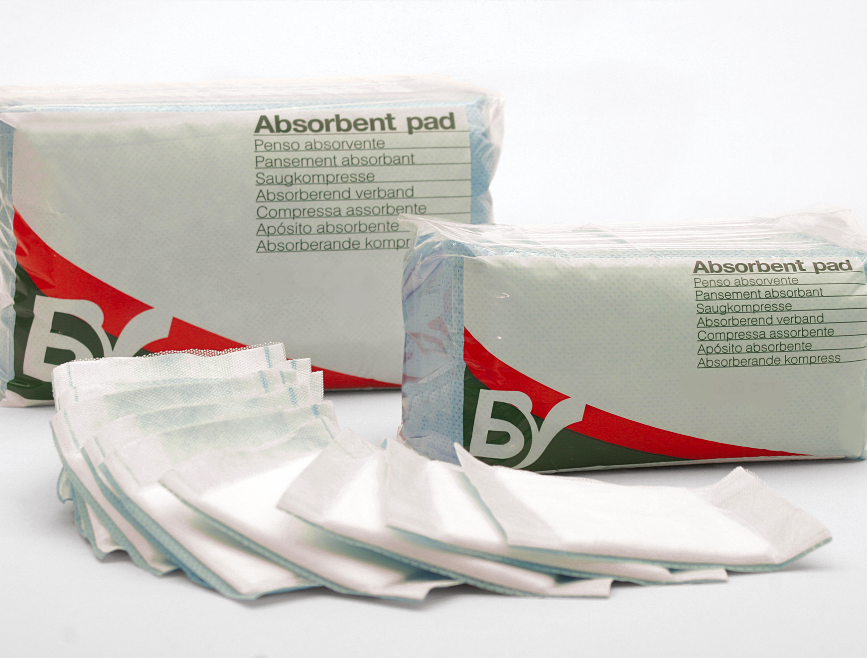 Compresses absorbantes - 20 x 40 cm - non stériles - 1 x 25 pcs