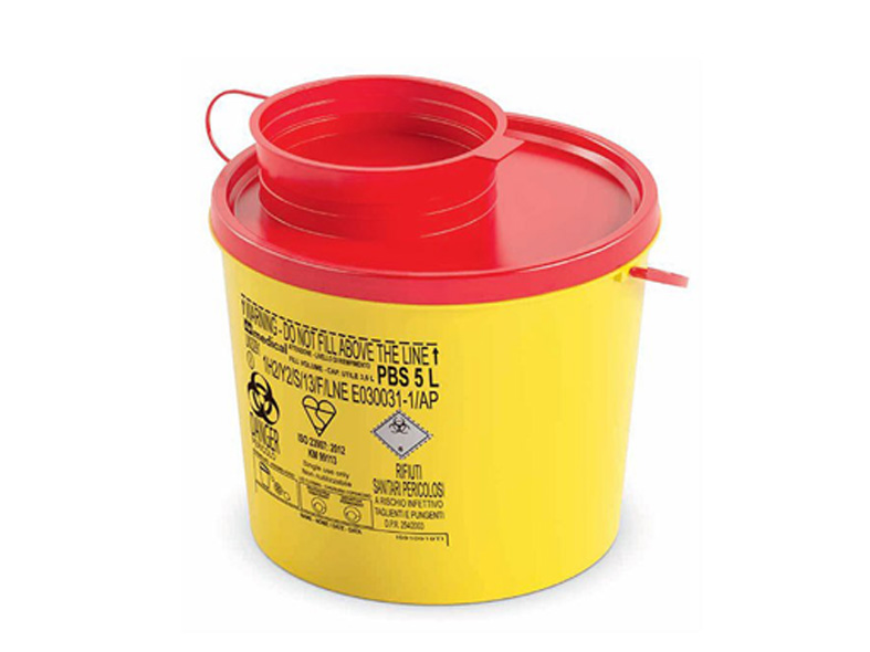 Naaldcontainer - rond - 5 L - 1 st