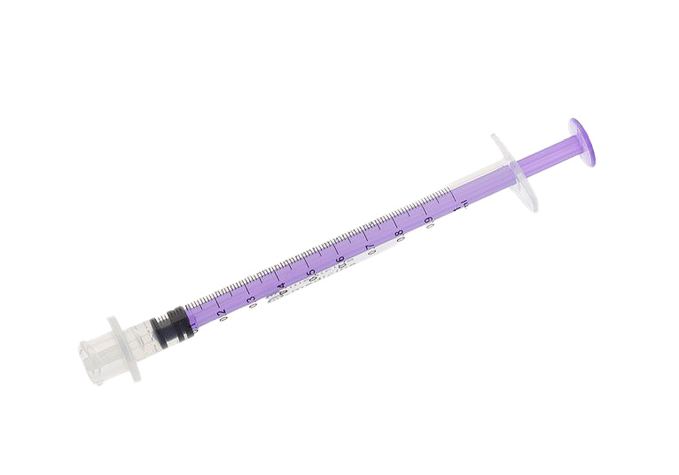 Seringues Enfit - utilisation entérale - 1 ml (low dose) - 1 x 100 pcs
