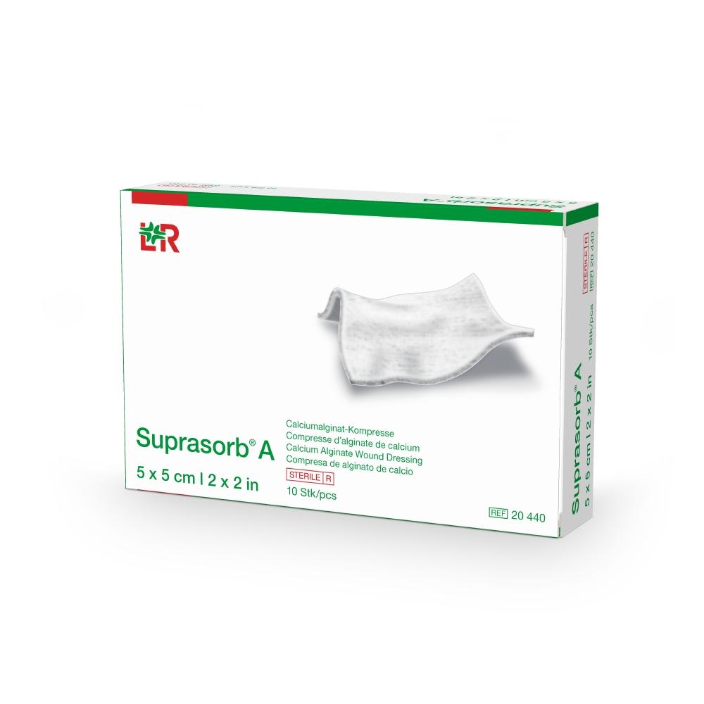 Suprasorb® verband alginaat 5 x 5 cm - 10 st