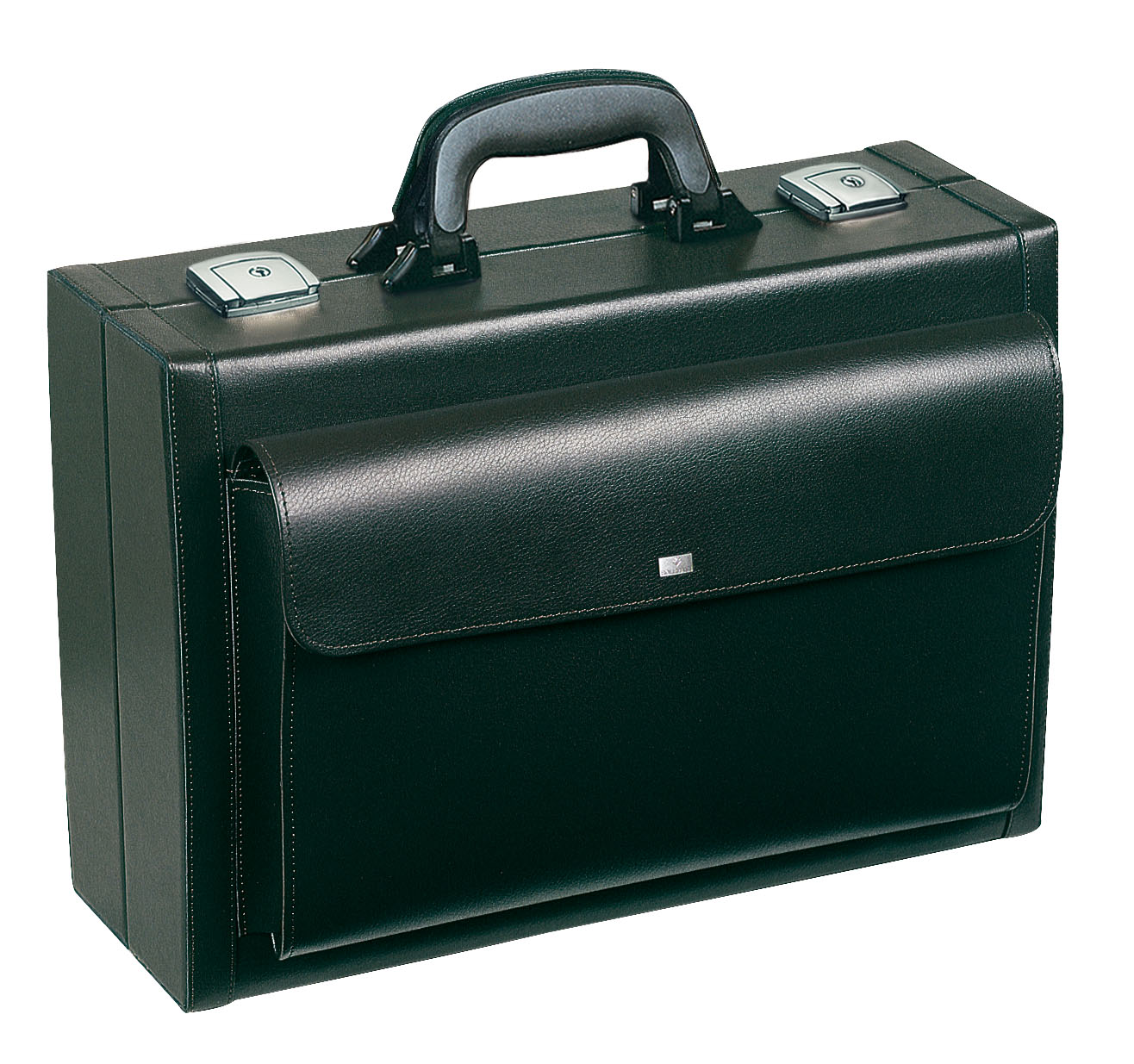 Malette médicale Bollmann Visita - cuir artificiel - noir - 42 x 29 x 18 cm - 1 pc