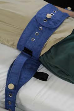 Roll belt tailleband versterkt voor bed