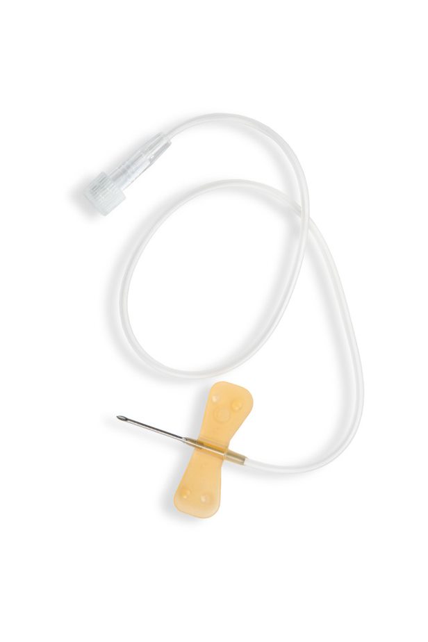 Surflo™ - vleugelnaalden met leiding 30 cm - 25G x 19 mm - oranje - 1 x 50 st