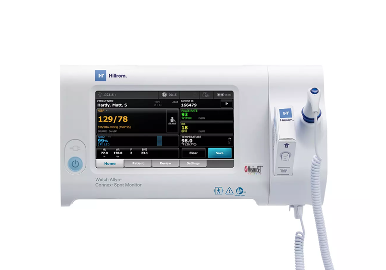 Welch Allyn® Connex® Spot Monitor 7100 NIPB  + Nonin SpO2 - PRO 6000 - EU plug - NOT Wifi upgradable - 1 st