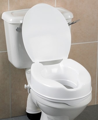 wc verhoger/toiletverhoger Savanah - met deksel - 1 st