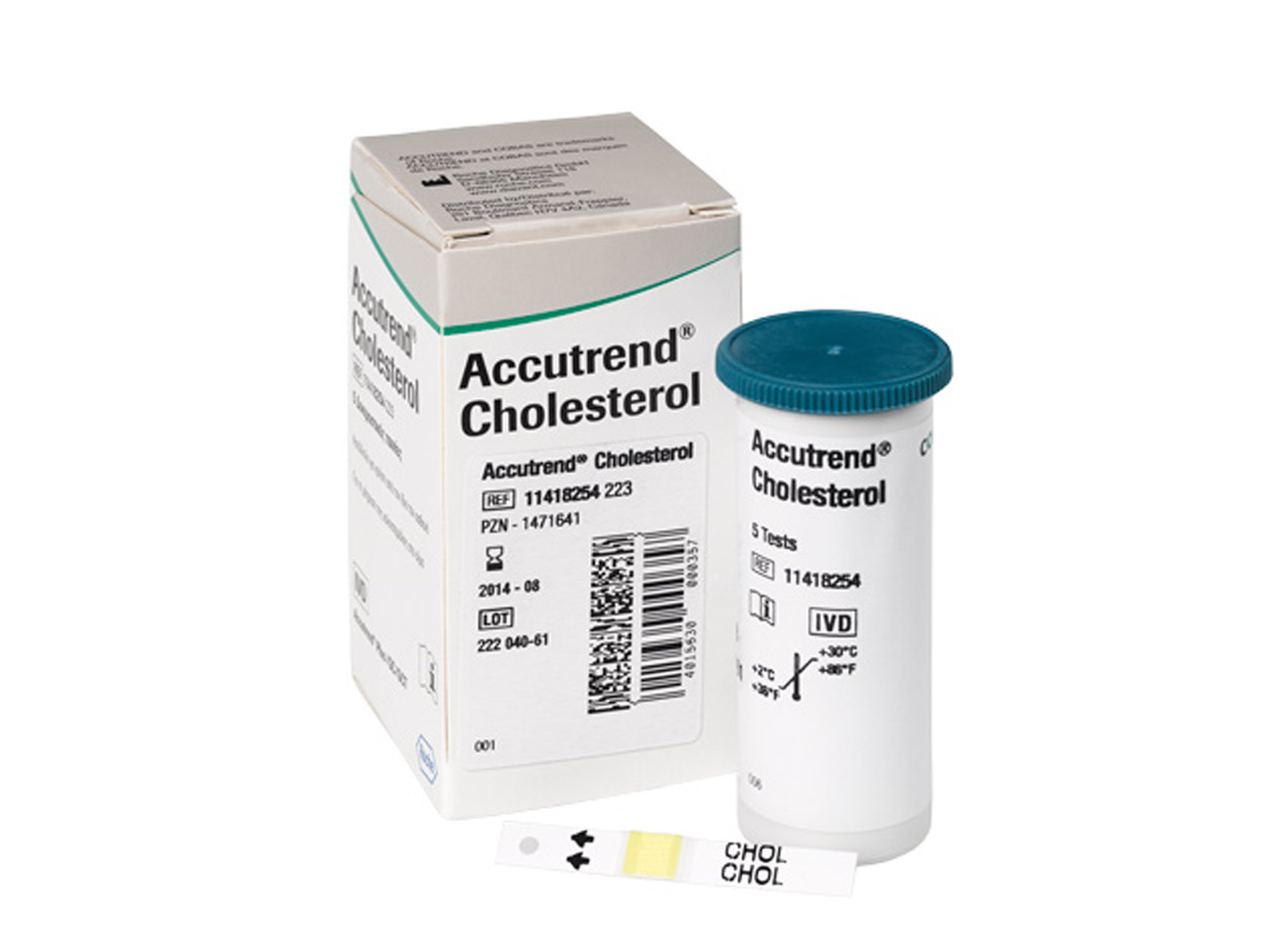 Accutrend Cholesterol - bandelettes réactives - 1 x 25 pcs