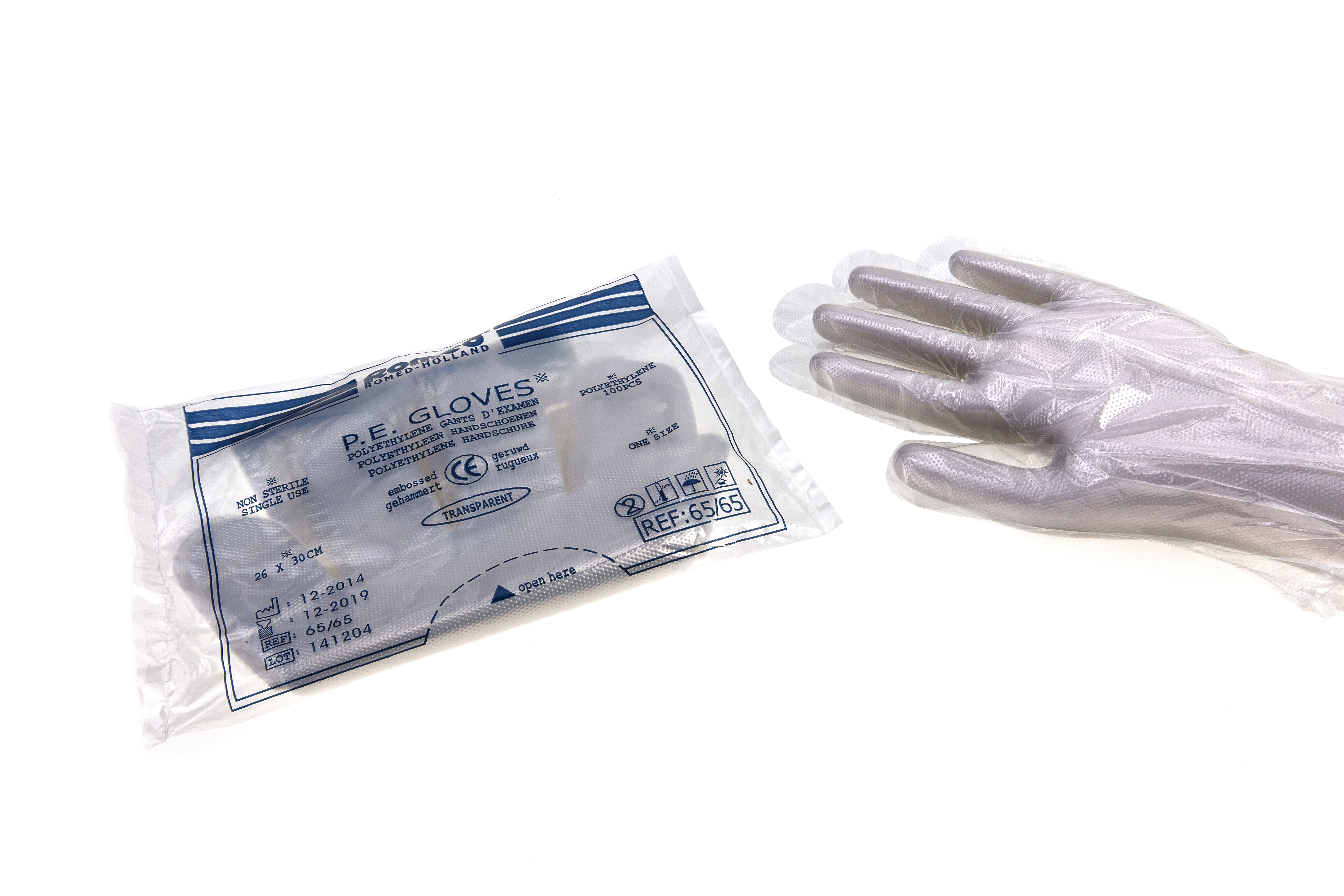 Handschoenen - PE - niet-steriel - een maat - 100 st