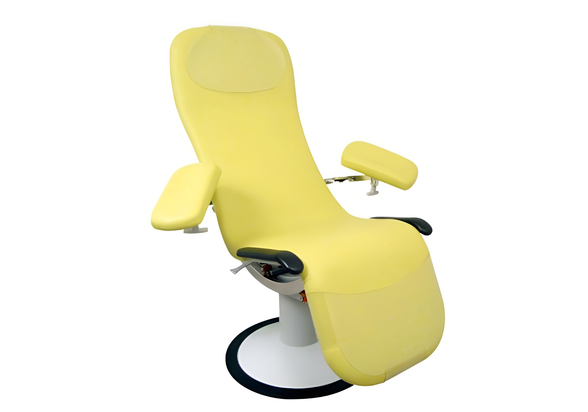 Fauteuil de prélèvement Deneo.lab - hauteur fixe - pied rond - rotatif -  1 pc