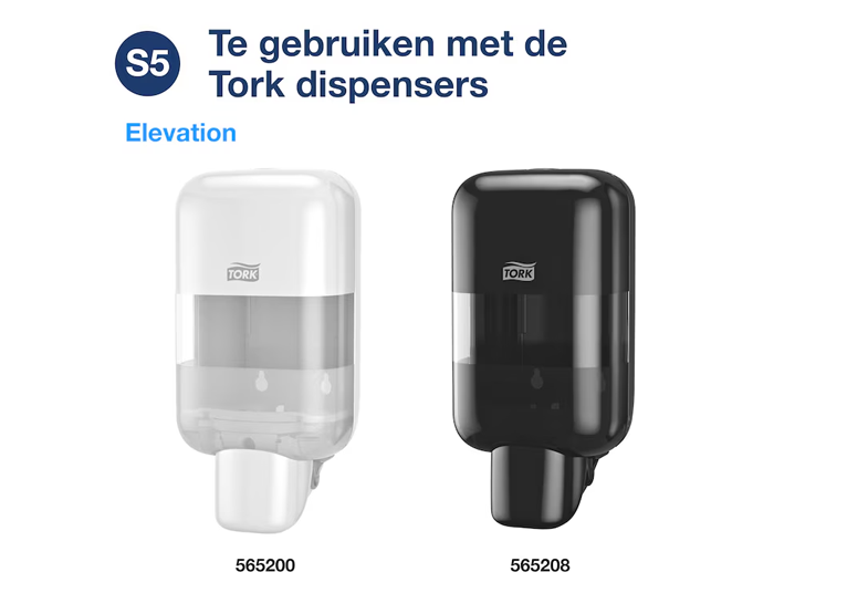 Tork Mini S5 savon liquide - parfum doux - 8 x 525 ml Tork Mini S5 savon liquide - parfum doux - 8 x 525 ml