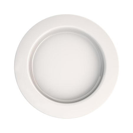 Assiette asymétrique 921 - SAN - Ø 27 cm - blanc - 1 pc