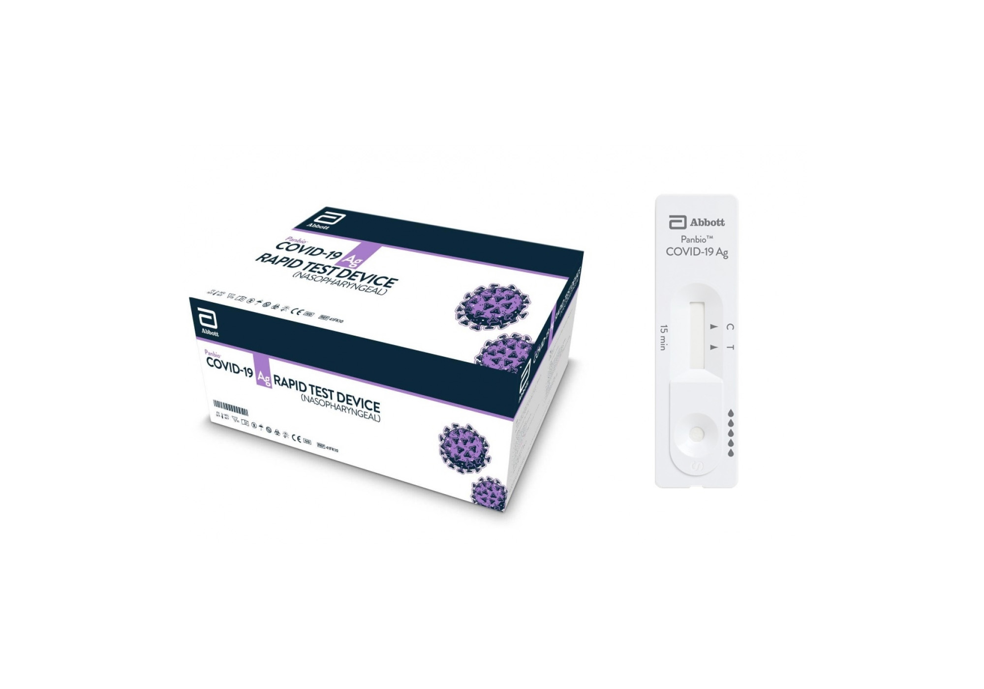Panbio Rapid COVID-19 test antigène nasal - 25 pcs