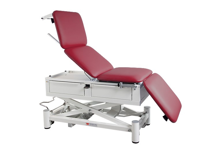 Onderzoekstafel Praxis 4 Comfort Elite - elektrisch in hoogte verstelbaar - Sienna - 1 st