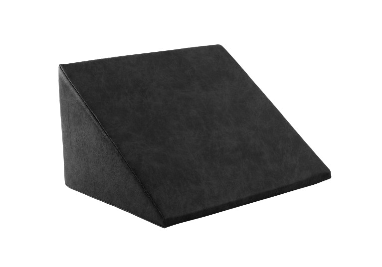 Coussin triangulaire - 50 cm x 30 cm x 15 cm - noir