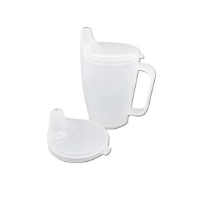 Beker - deksel 12 mm - transparant - 250 ml - 1 st
