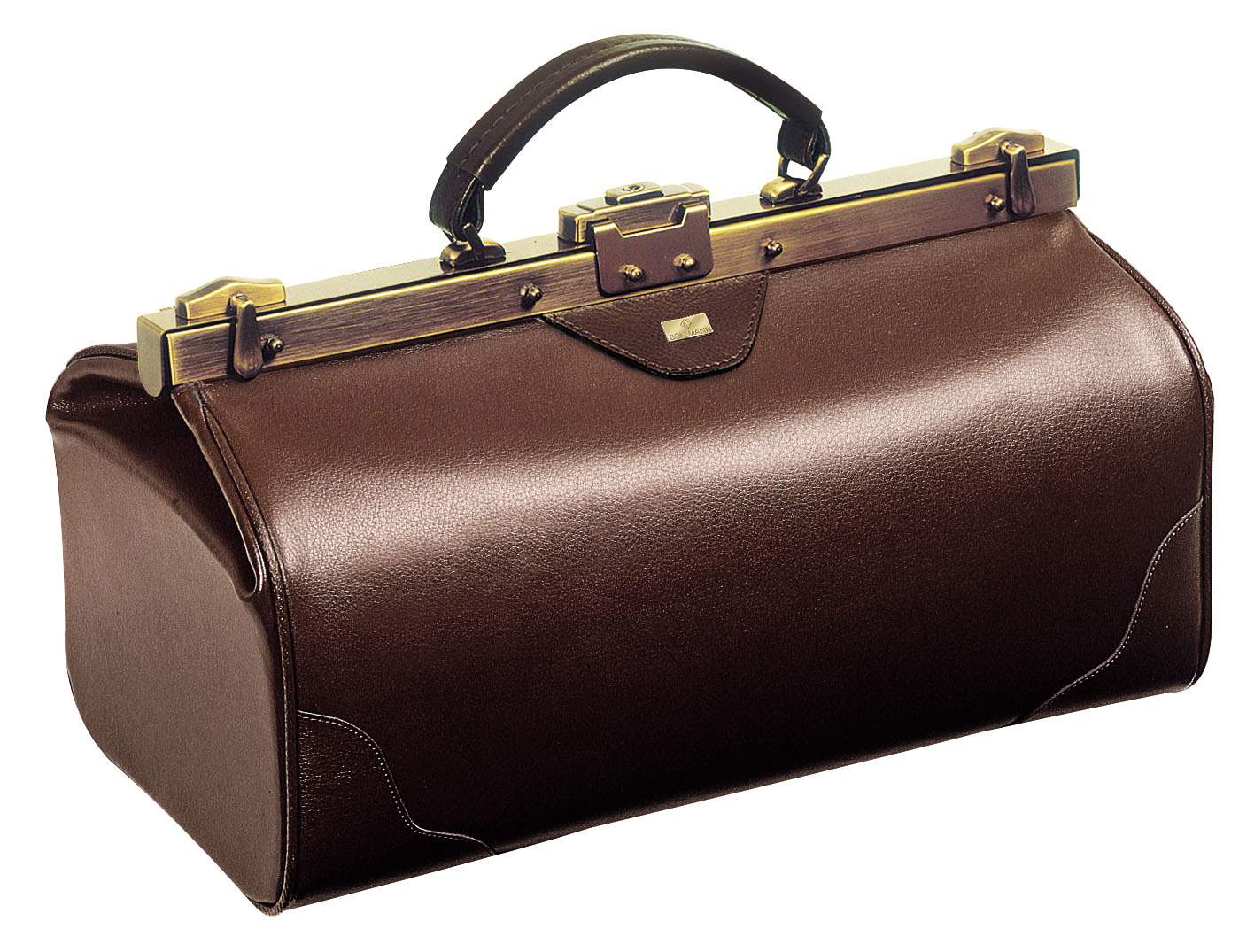 Malette médicale Bollmann Assista - cuir - brun - 40 x 23 x 22 cm - 1 pc