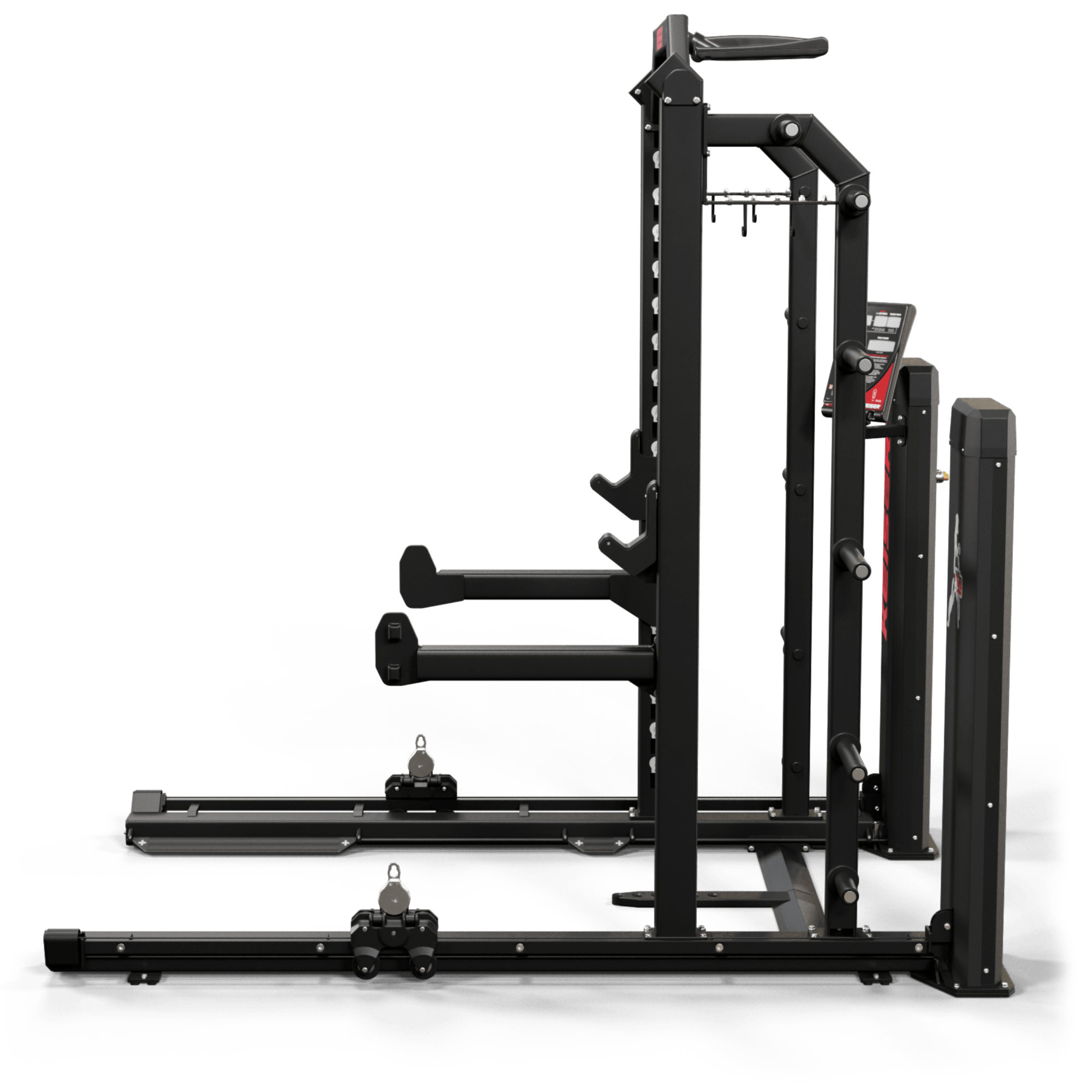 Keiser 9' Half Rack Long Base met foot pedals - Power Display