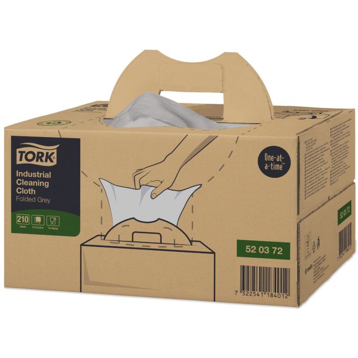 Tork premium cloth 520 folded W7 - gris - 1-plis - 35,5 cm x 43 cm - 210 feuilles