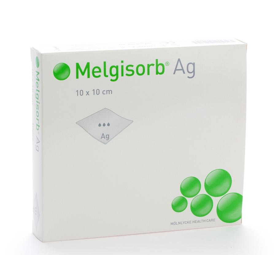 Melgisorb® Plus - alginaatverband - 10 x 10 cm - 10 st