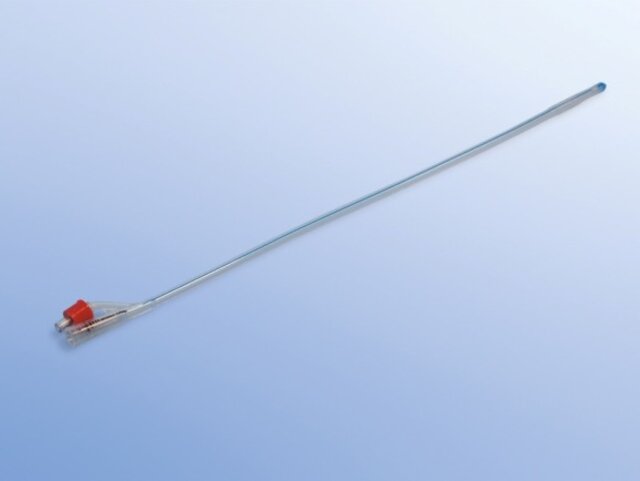 Foley sondes à demeure à 2 voies - avec ballon 5 - 10 ml - silicone - 40 cm - Ch 18 - rouge - 1 x 10 pcs