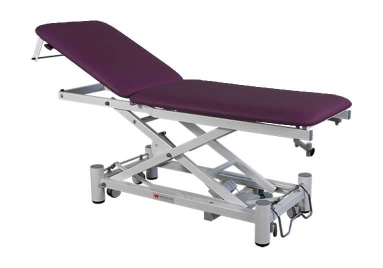 Onderzoekstafel Praxis 2 Elite - elektrisch in hoogte verstelbaar - Aubergine - 1 st