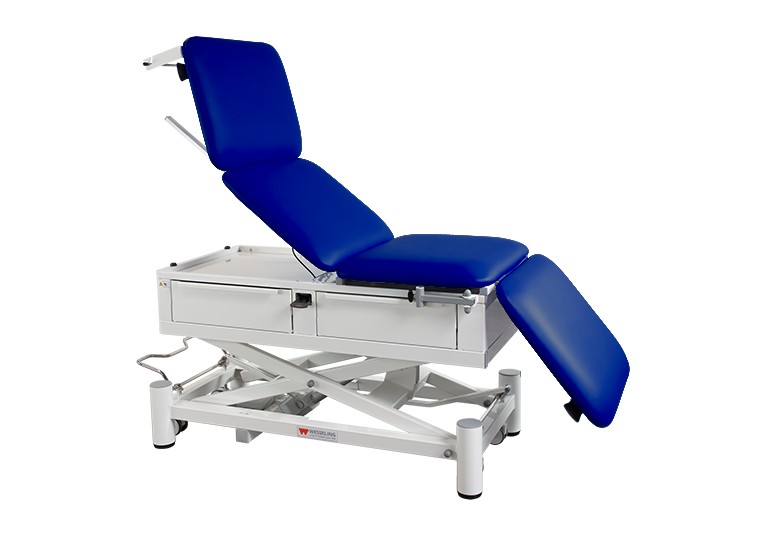 Onderzoekstafel Praxis 4 Comfort Elite - elektrisch in hoogte verstelbaar - Ocean - 1 st