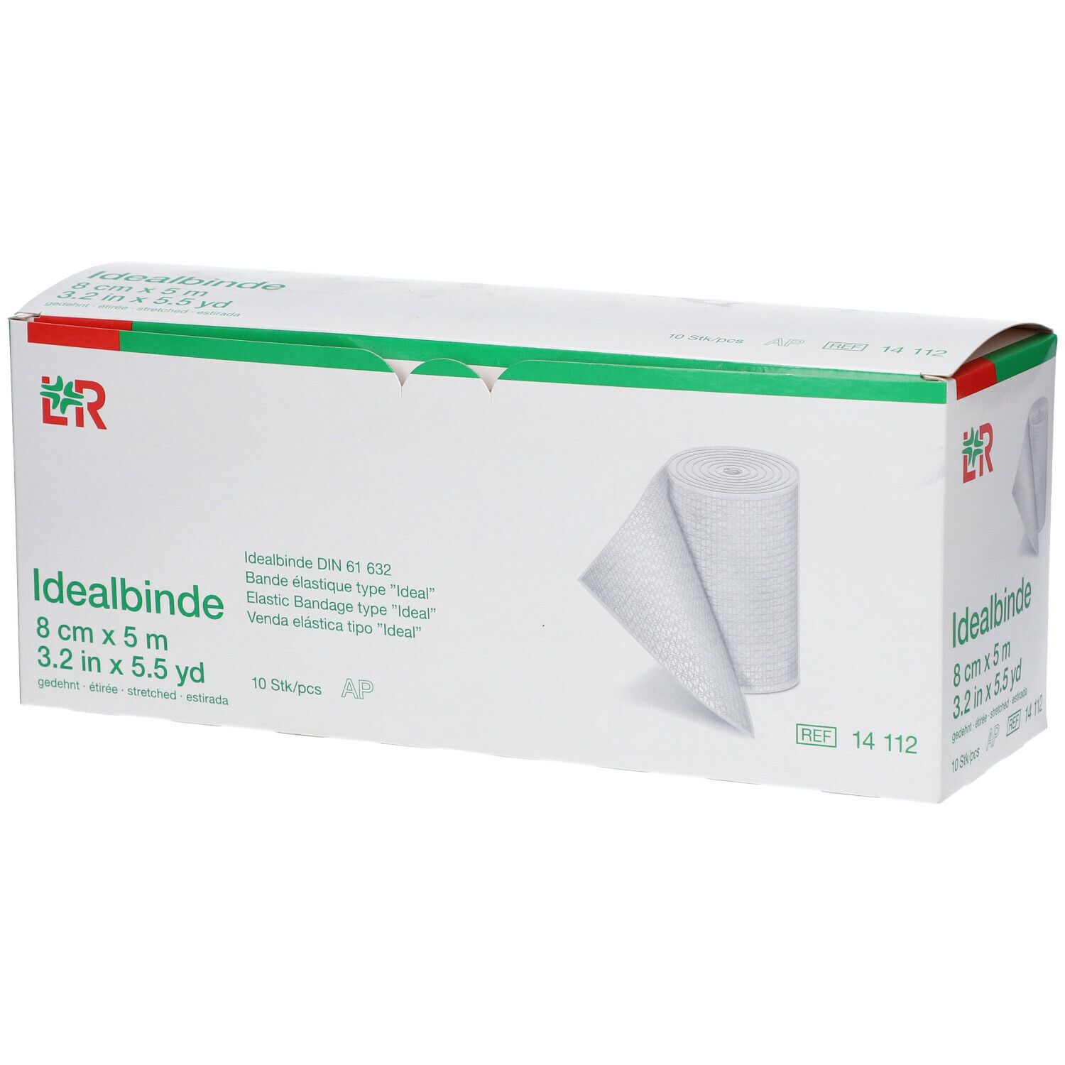 Idealbinde® - bande à extensibilité courte - 8 cm x 5 m - cello - 1 pc