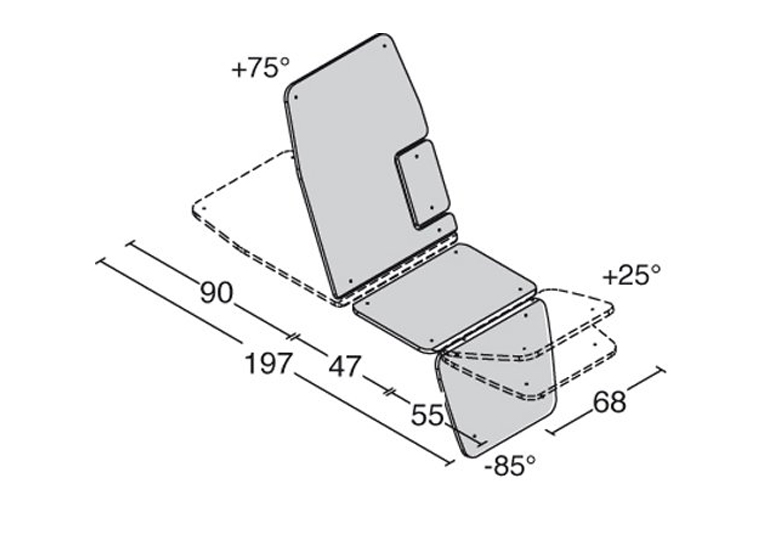 Table d'examen Optimus 3 Echo - hauteur variable électrique - 1 pc