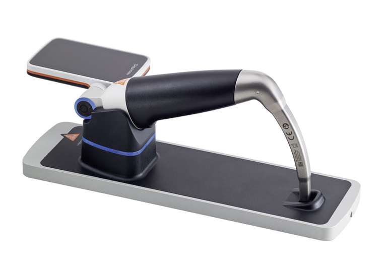 HEINE visionPRO Video Laryngoscoop – Complete set met HR1 Mac handgreep, DS1 display & CS1 laadstation