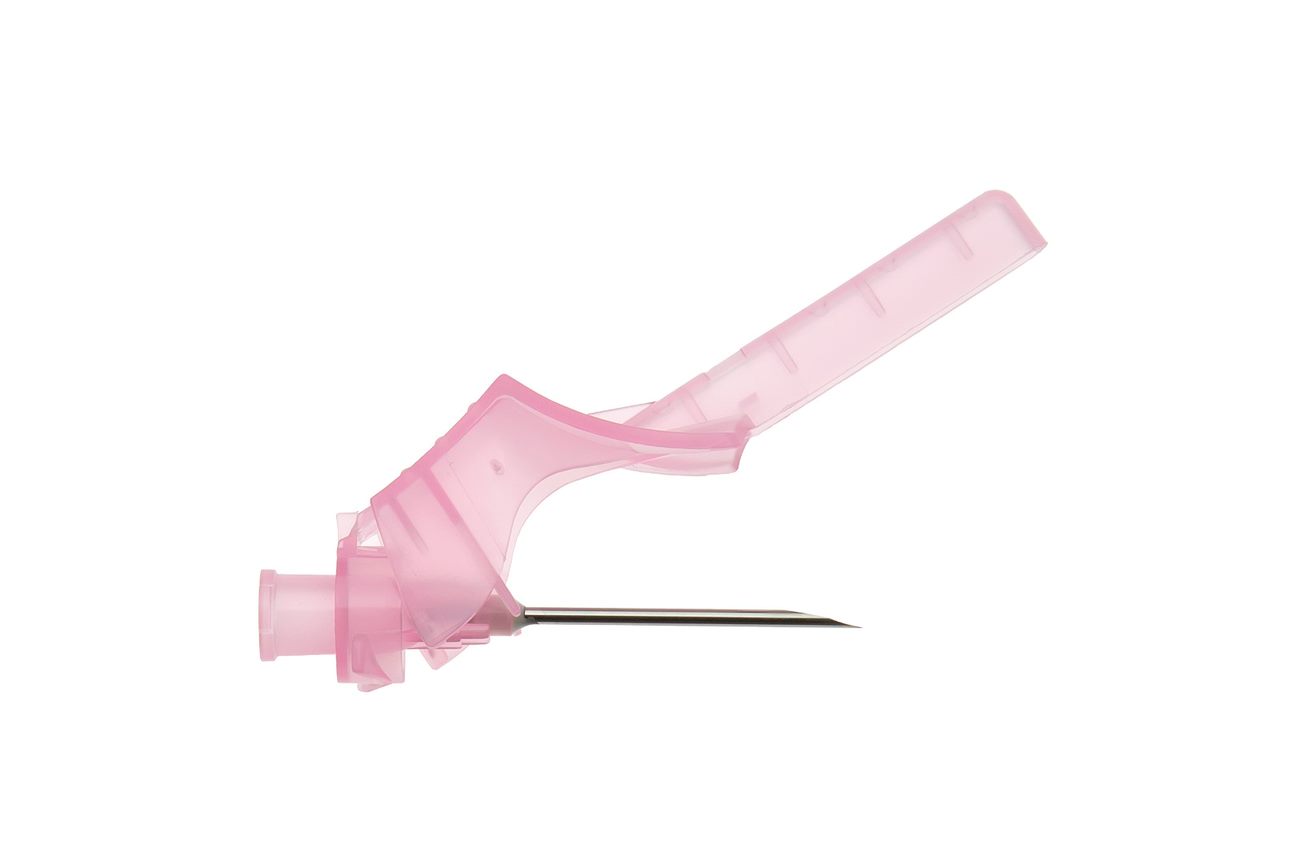 Agani™ aiguilles de sécurité - 18G x 1 1/2" - rose - 100 pcs