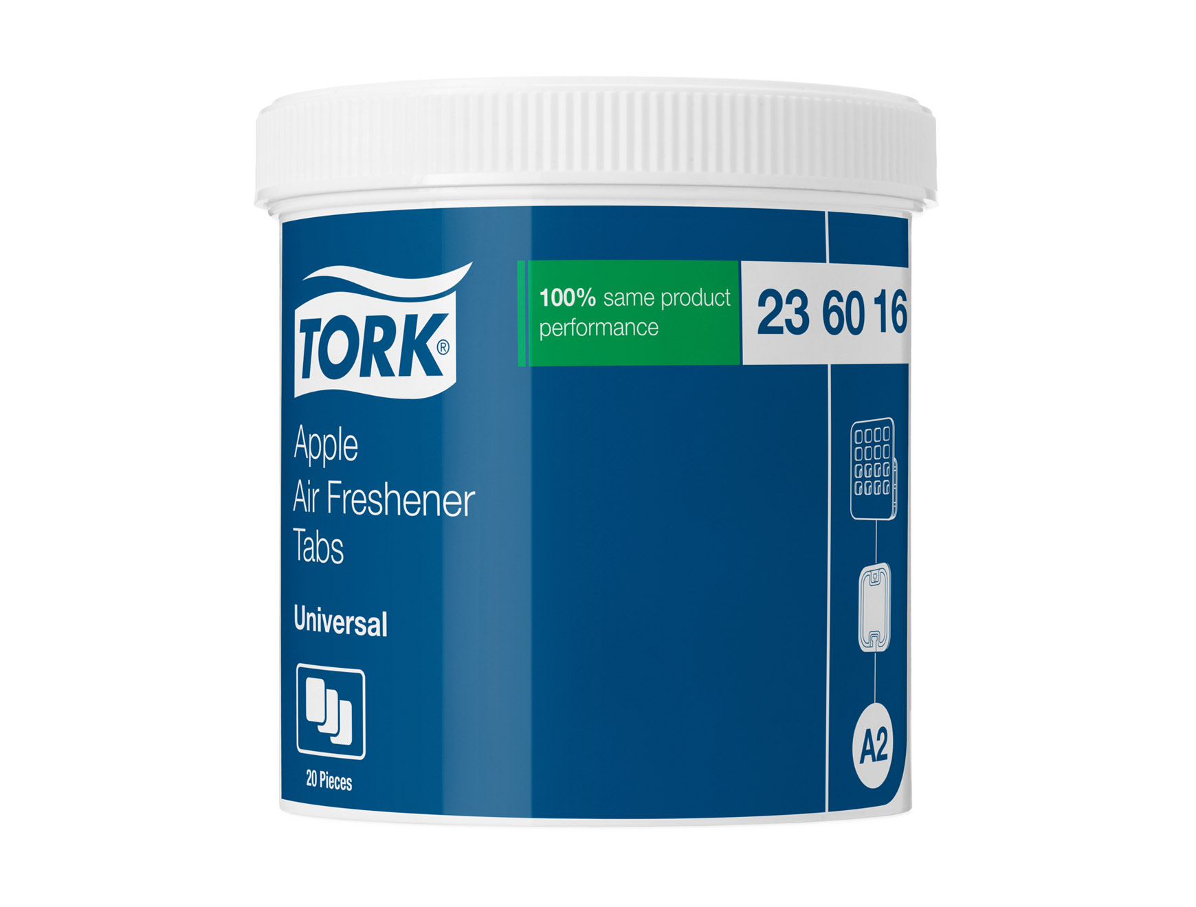 Tork Pastilles désodorisantes - pommes - 4 x 20 pcs