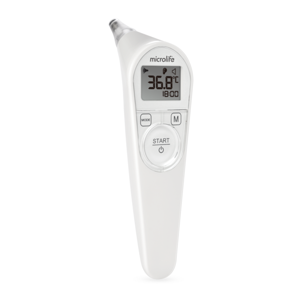 Thermomètre auriculaire infrarouge - 1 seconde de mesure - IR 210 - 1 pc