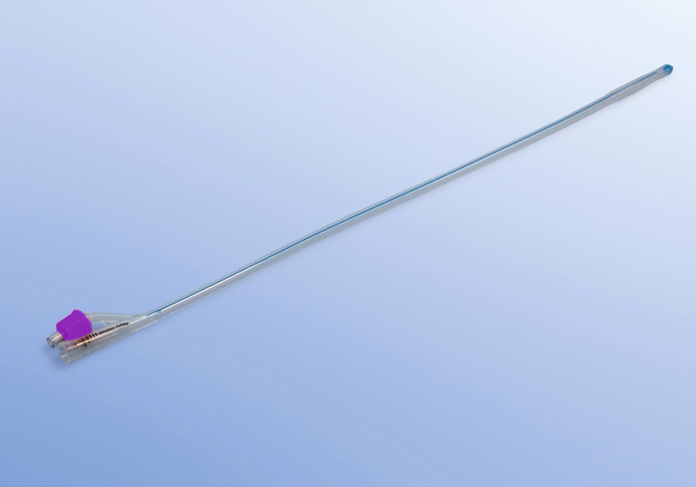 Foley sondes à demeure à 2 voies - avec ballon 5 - 10 ml - silicone - 40 cm - Ch 22 - violet - 1 x 10 pcs