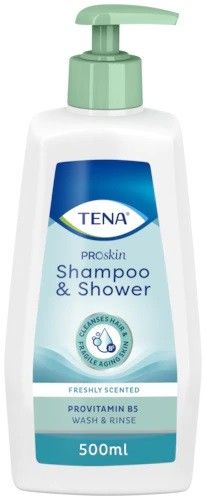 Tena  shampooing Proskin et gel douche - 10 x 500 ml